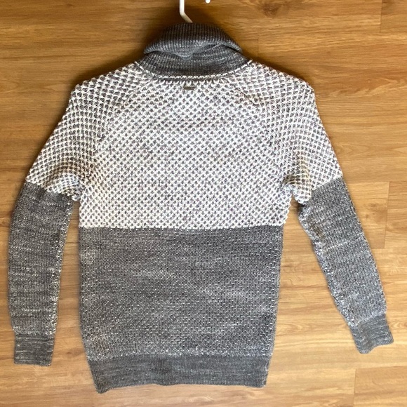 PRANA Abelle Gray Turtleneck Organic Cotton Sweater Tunic Size Small - Picture 4 of 15